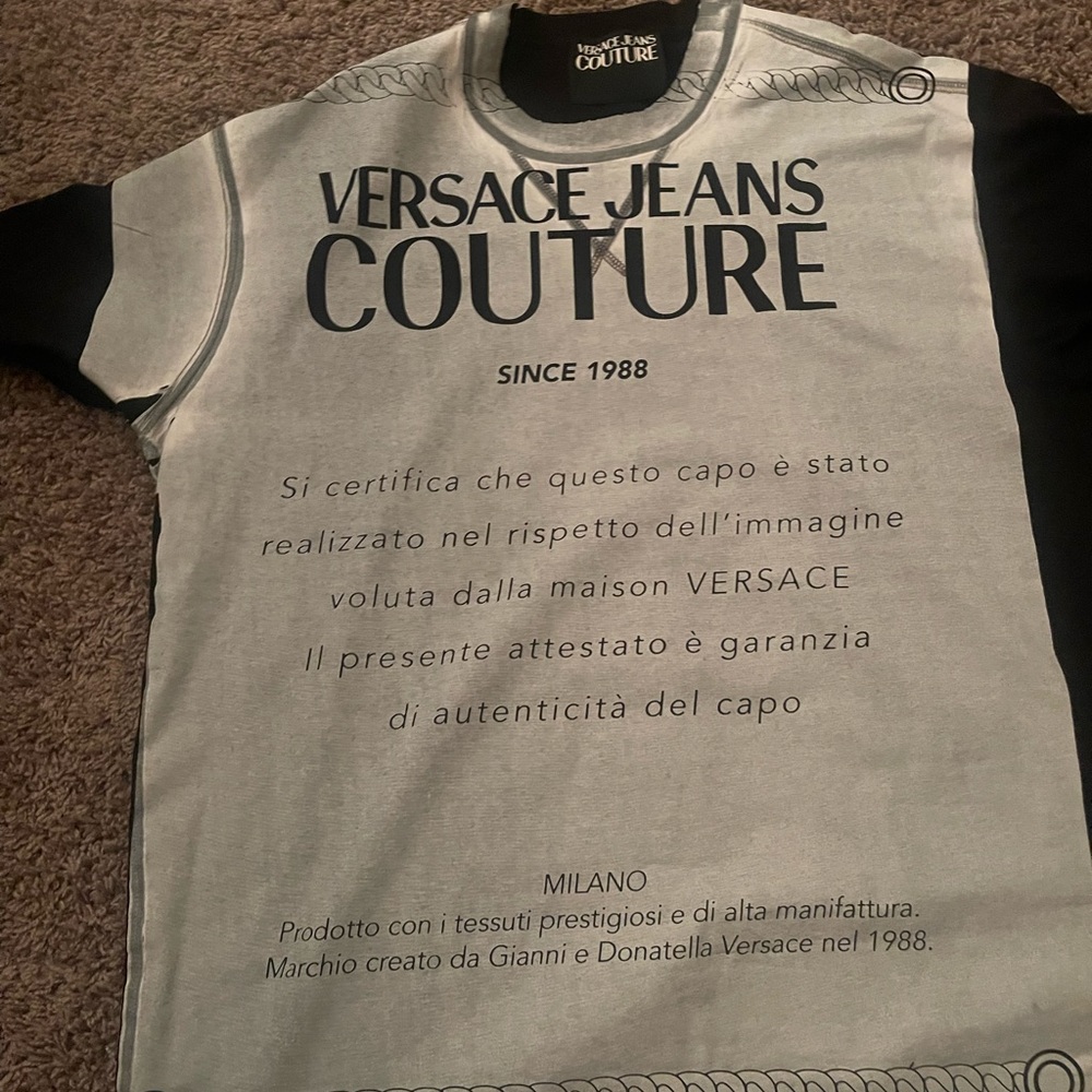 Versace couture shirt
